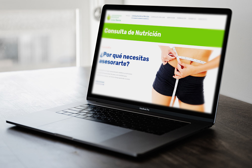 Saira Design - Proyectos Web - Consulta de Nutrición Luisa García